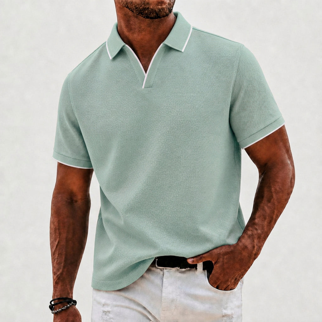 Zeke | Classic Collar Knit Polo