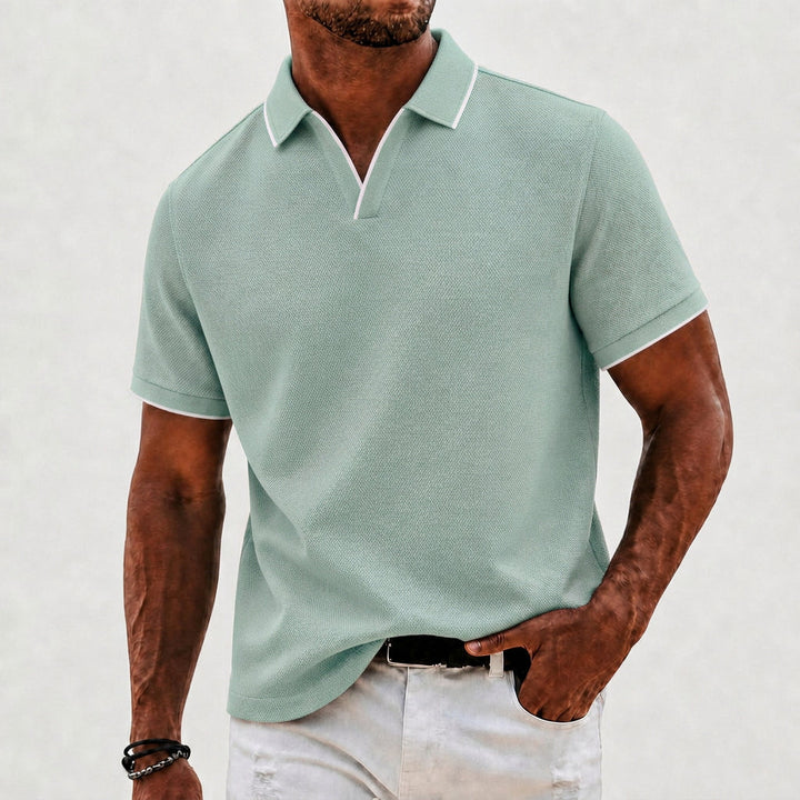 Zeke | Classic Collar Knit Polo