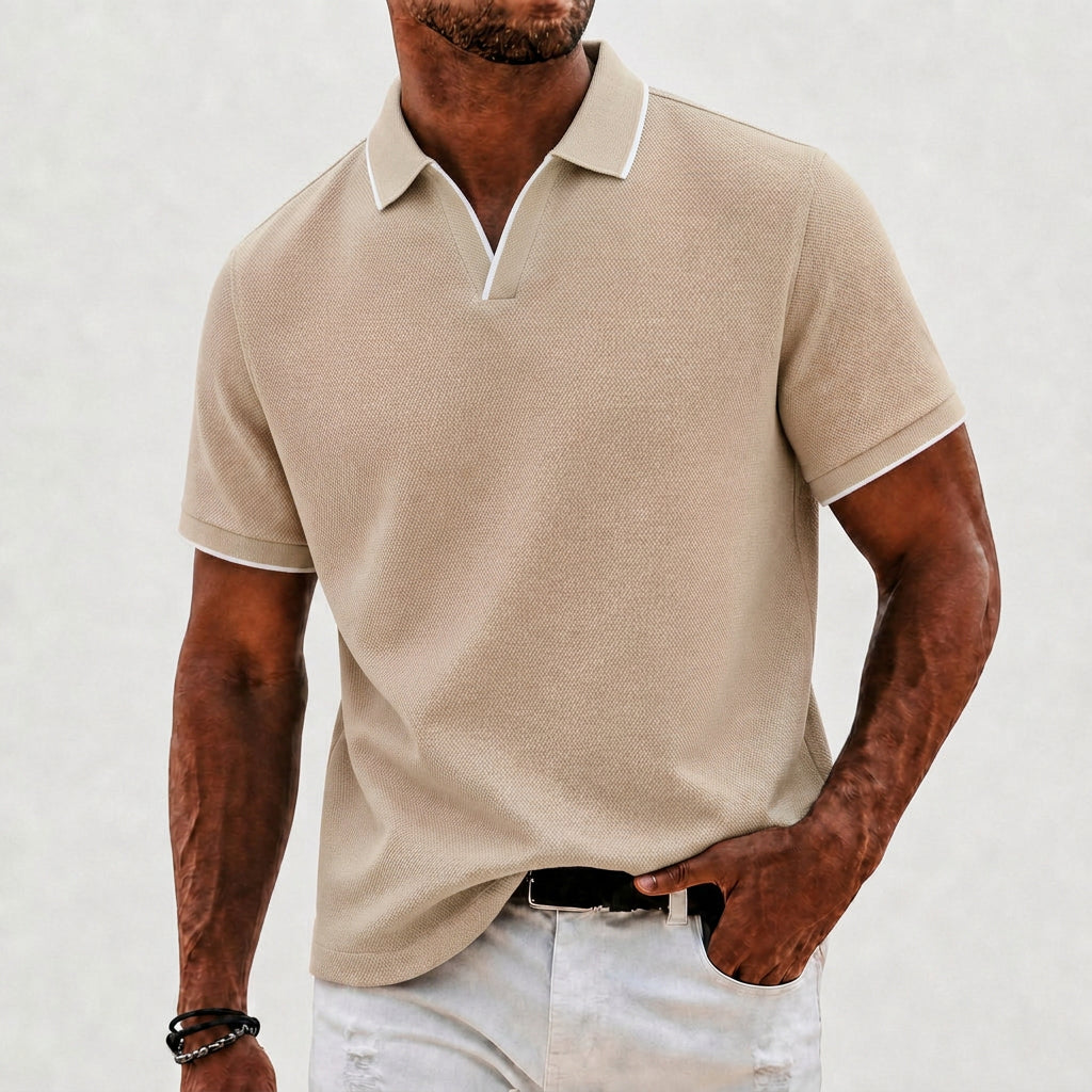 Zeke | Classic Collar Knit Polo