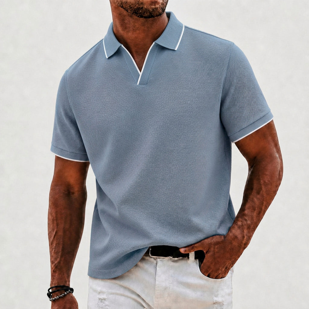Zeke | Classic Collar Knit Polo