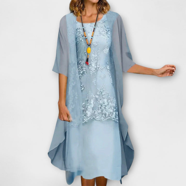 Rachael | Elegant Oversized Mid Sleeve Dress
