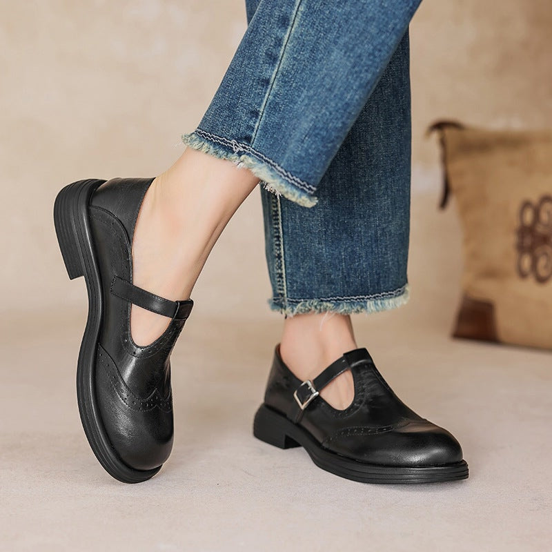 Louisa | Elegant Premium Strap Loafers
