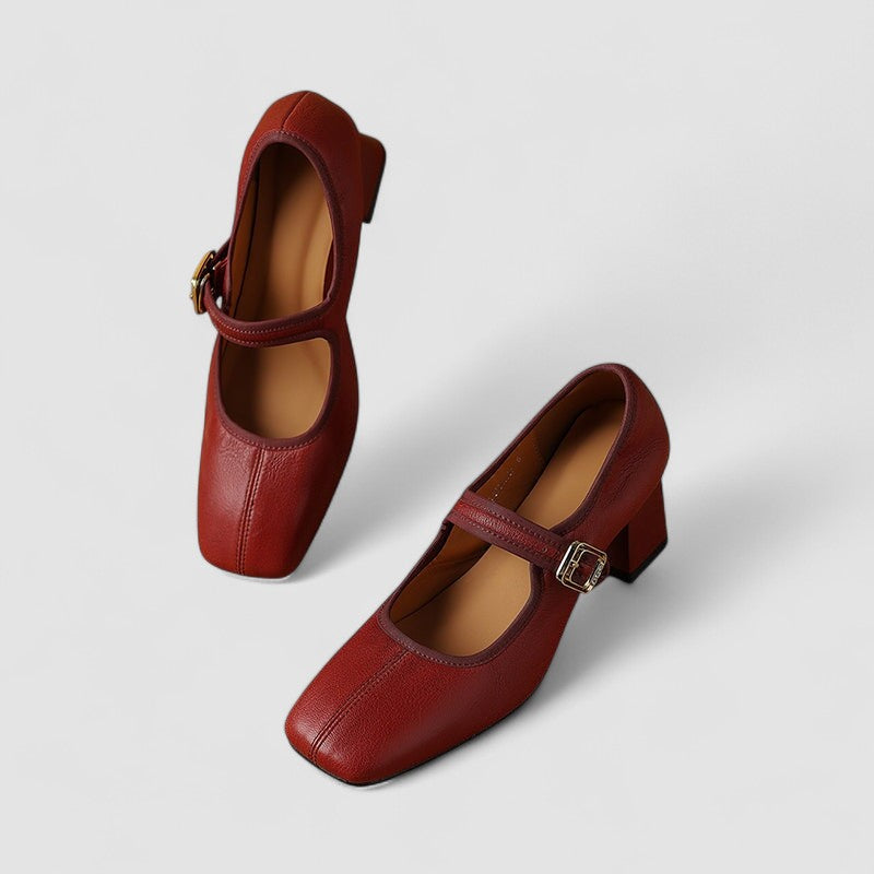 Elisha | Classic Chunky Strap Mary Jane Shoes