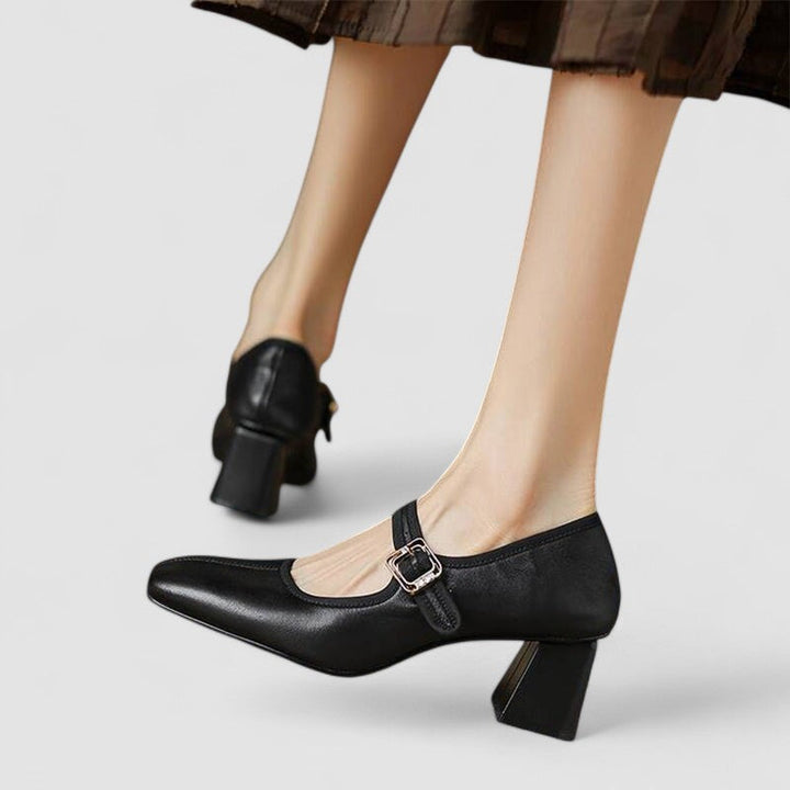 Elisha | Classic Chunky Strap Mary Jane Shoes