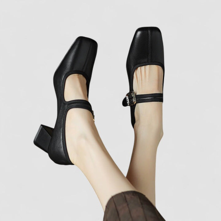 Elisha | Classic Chunky Strap Mary Jane Shoes