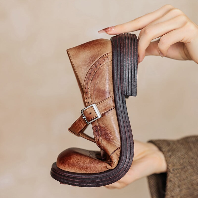 Louisa | Elegant Premium Strap Loafers