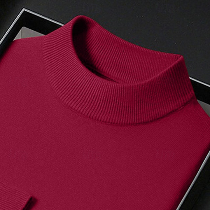 Maxwell | Refined Mock-Neck Sweater