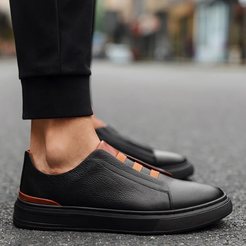 Emmett | Slip-On Elastic Strap Sneakers
