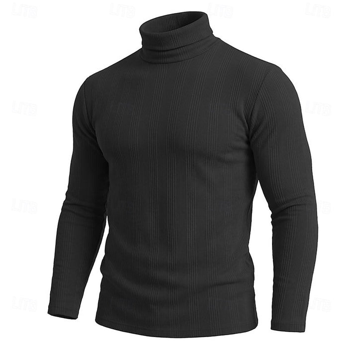 Conrad | Textured Turtleneck Top