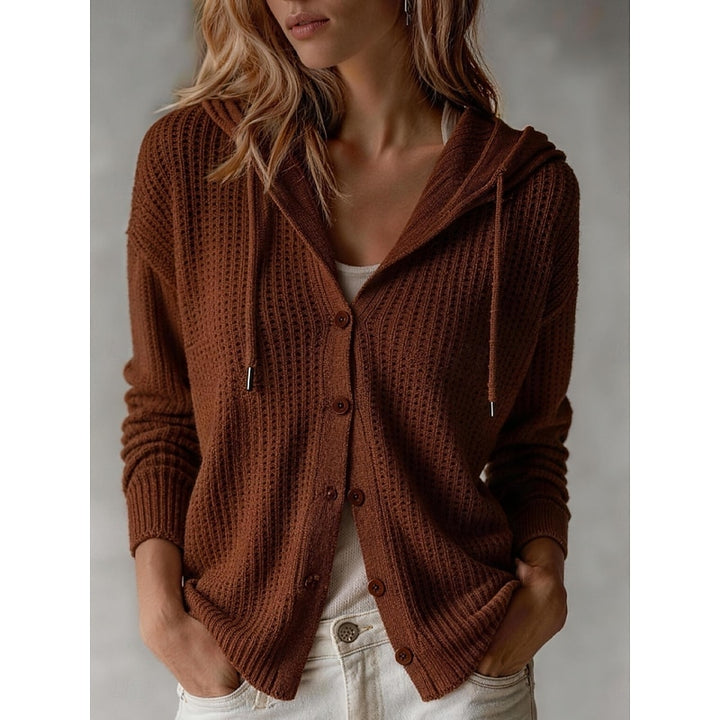 Sadie | Hooded Textured Cardigan