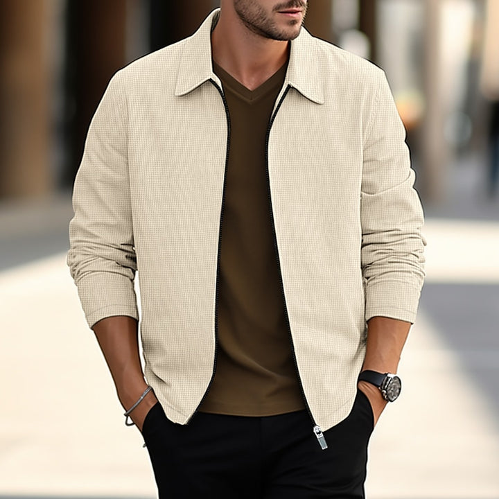 Winston | Textured Zip Overshirt