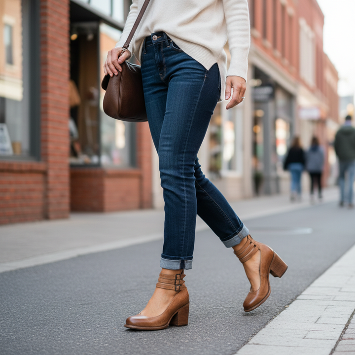 Nina | Strappy Block Heel Sandals