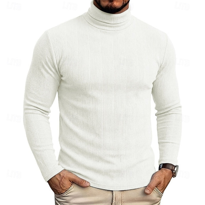 Conrad | Textured Turtleneck Top
