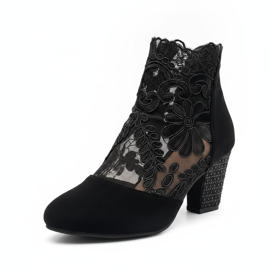 Norene | Wide Fit Open Toe Block Heels