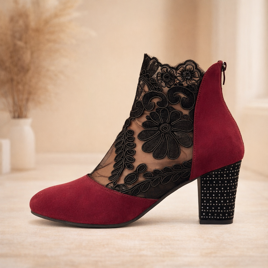 Norene | Wide Fit Open Toe Block Heels