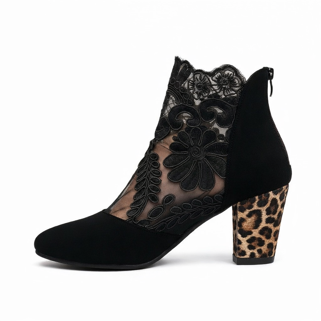 Norene | Wide Fit Open Toe Block Heels