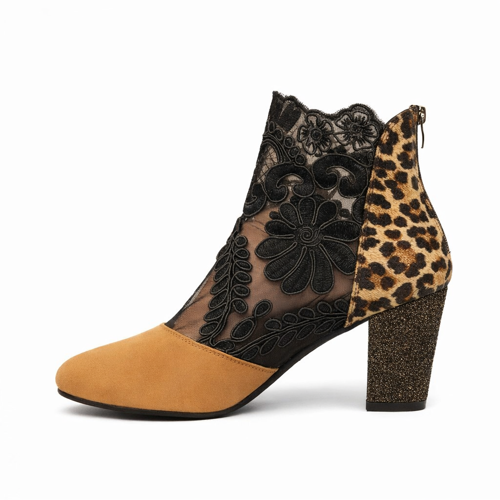 Norene | Wide Fit Open Toe Block Heels