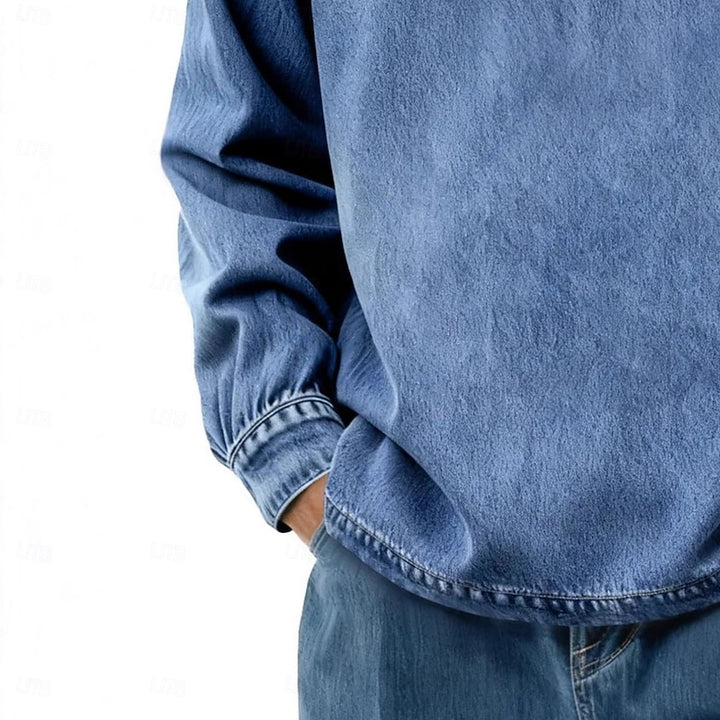 Rory | Relaxed Collared Pullover Shirt