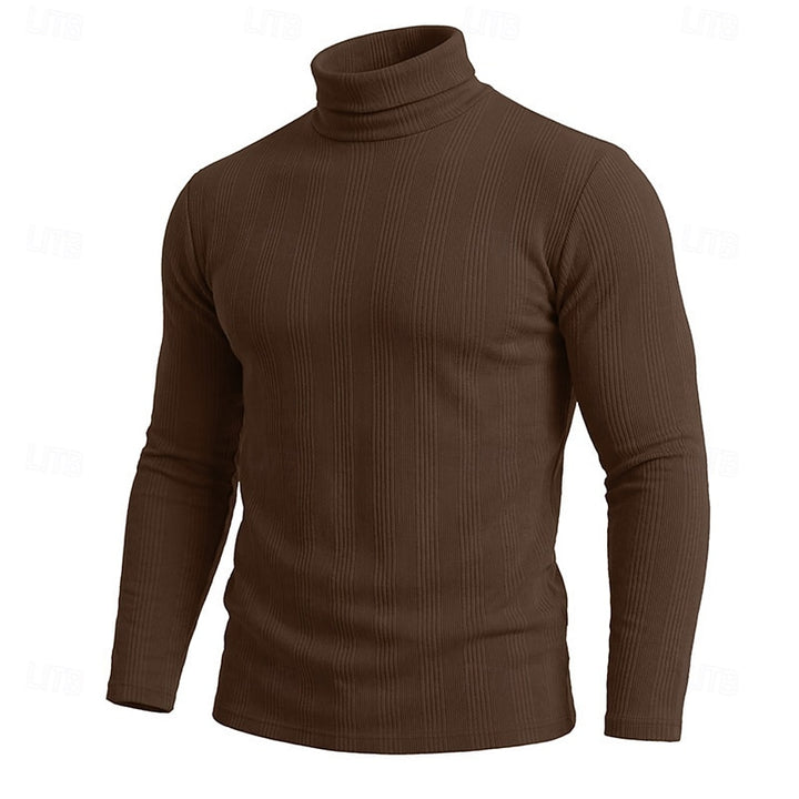Conrad | Textured Turtleneck Top