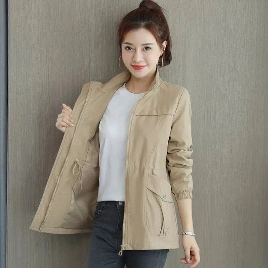 Aurora | Casual Lightweight Drawstring Jacket