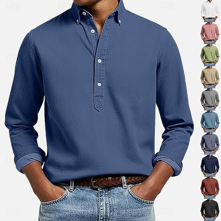 Bennett | Classic Popover Button-Down Shirt