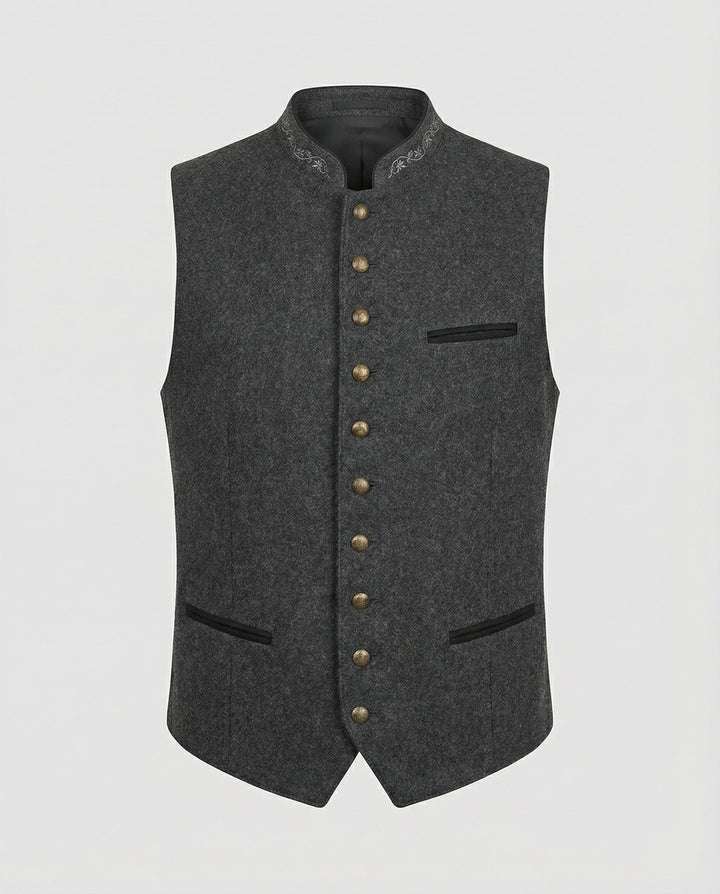 Conrad | Traditional Stand-Collar Waistcoat