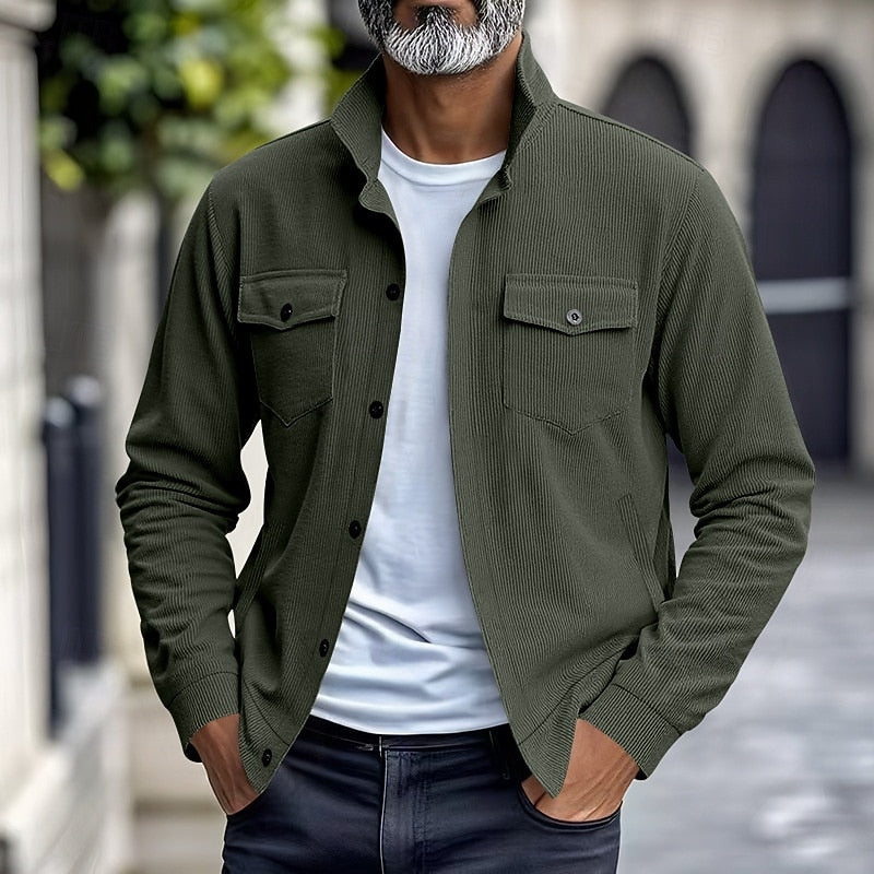 Beckett | Ribbed Utility Jacket