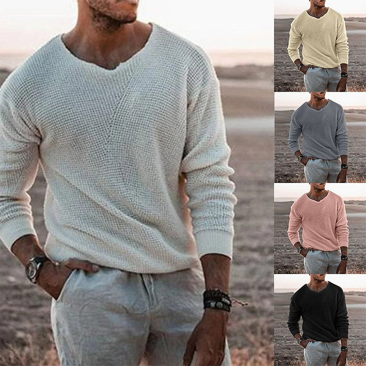 Rhys | Relaxed V-Neck Jumper