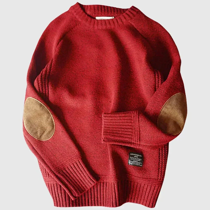 Reginald | Classic Elbow-Patch Sweater
