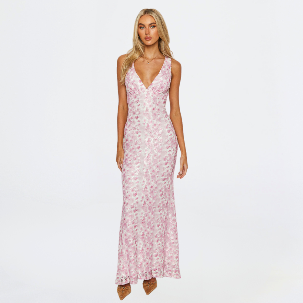 Blair | Stylish Floral Wedding Guest Dress