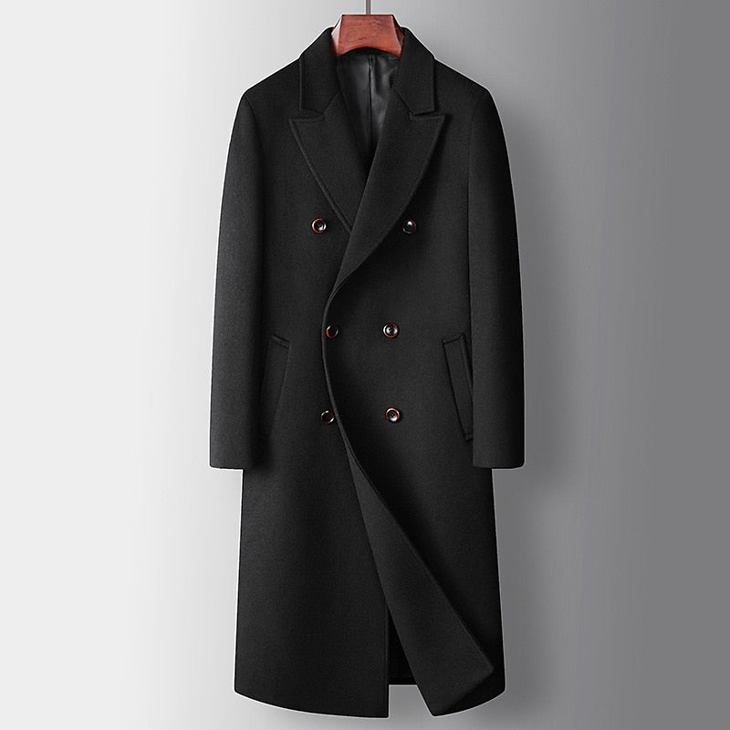 Montgomery | Double-Breasted Longline Overcoat