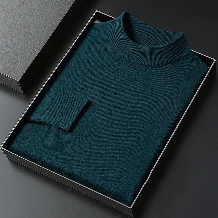 Maxwell | Refined Mock-Neck Sweater