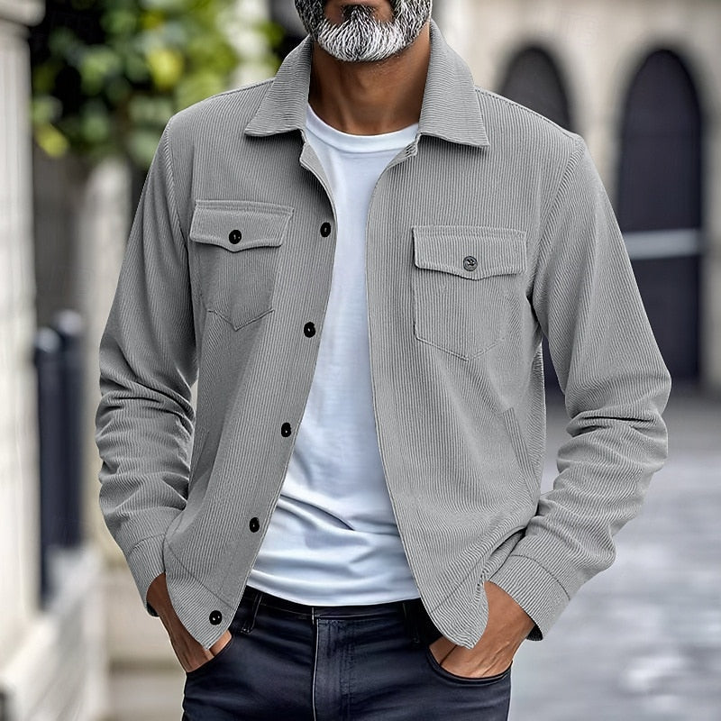 Beckett | Ribbed Utility Jacket