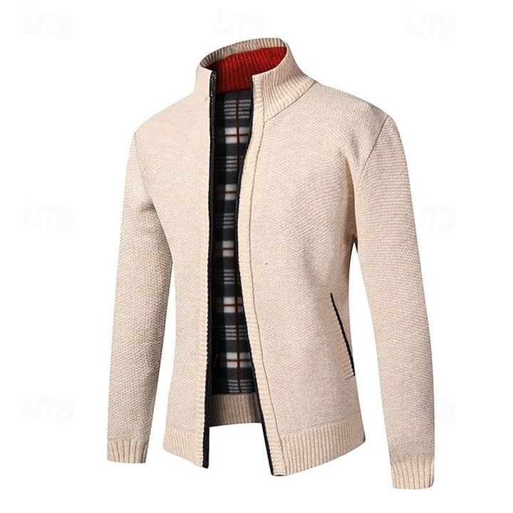 Sawyer | Stand-Collar Zip Cardigan