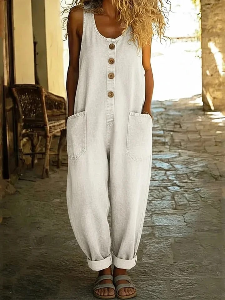 Bridget | Relaxed Button-Front Jumpsuit