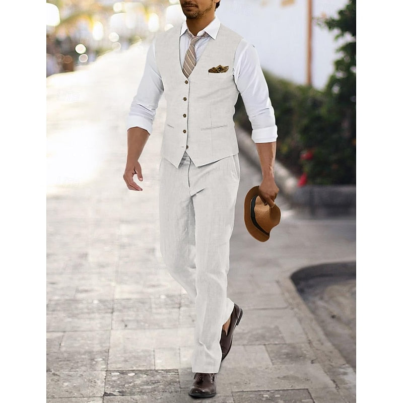 Elias | Tailored Summer Two-Piece Set