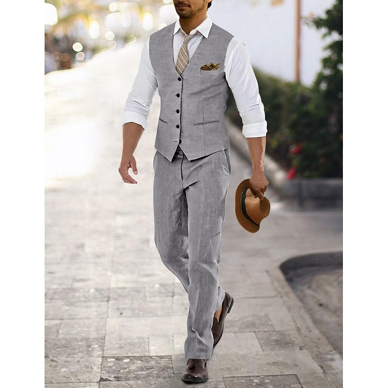 Elias | Tailored Summer Two-Piece Set