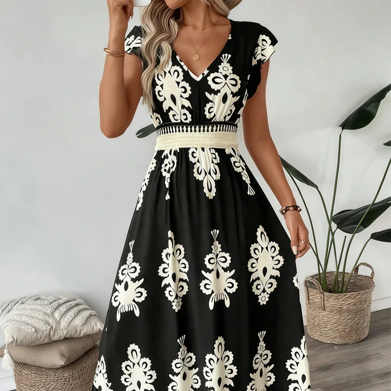 Arabella | Elegant Embroidered Summer Dress