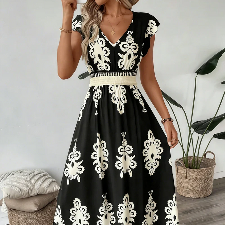 Arabella | Elegant Embroidered Summer Dress