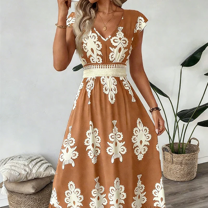 Arabella | Elegant Embroidered Summer Dress