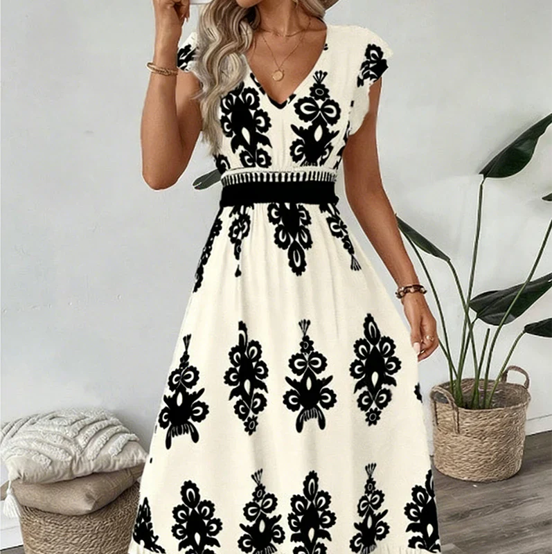 Arabella | Elegant Embroidered Summer Dress