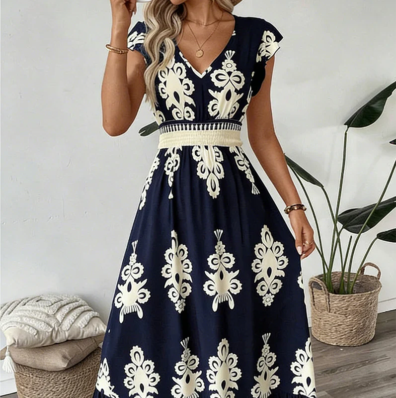 Arabella | Elegant Embroidered Summer Dress