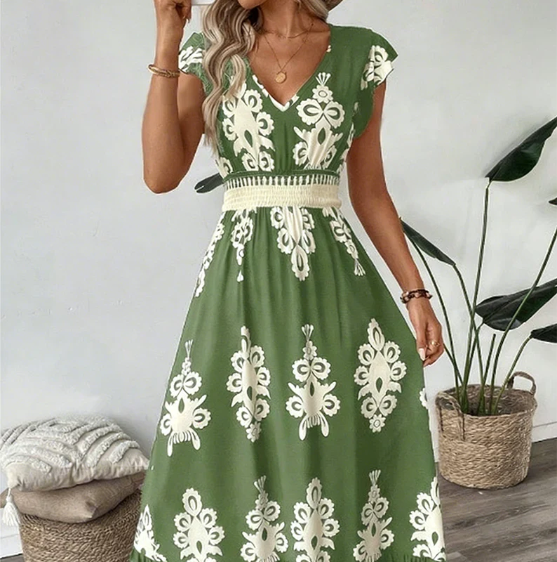 Arabella | Elegant Embroidered Summer Dress