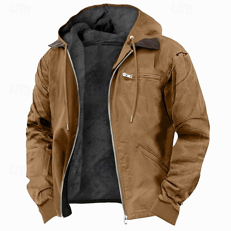 Bennet | Fleece-Lined Hooded Zip Jacket