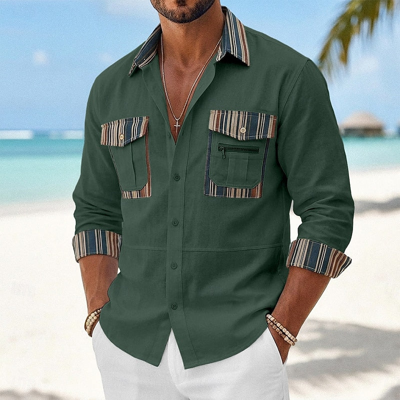Rhys | Utility Patch-Pocket Shirt