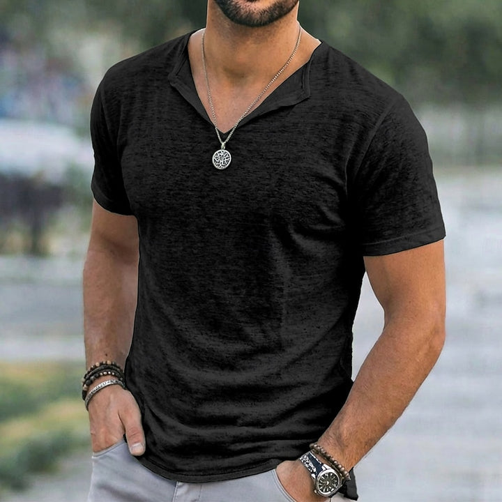 Landon | Relaxed V-Neck T-Shirt