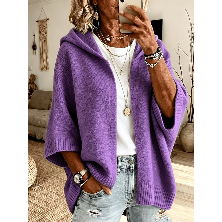 Marlowe | Relaxed Hooded Open-Front Cardigan