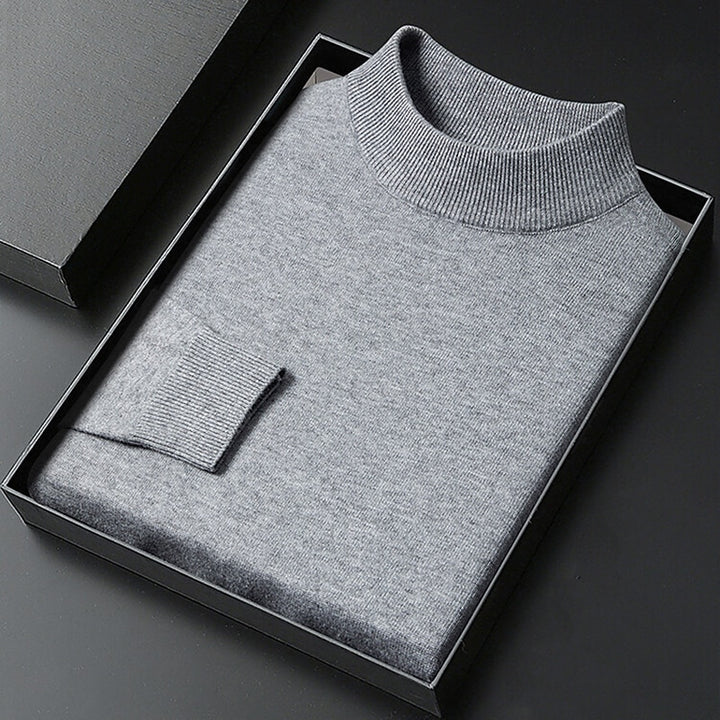 Maxwell | Refined Mock-Neck Sweater