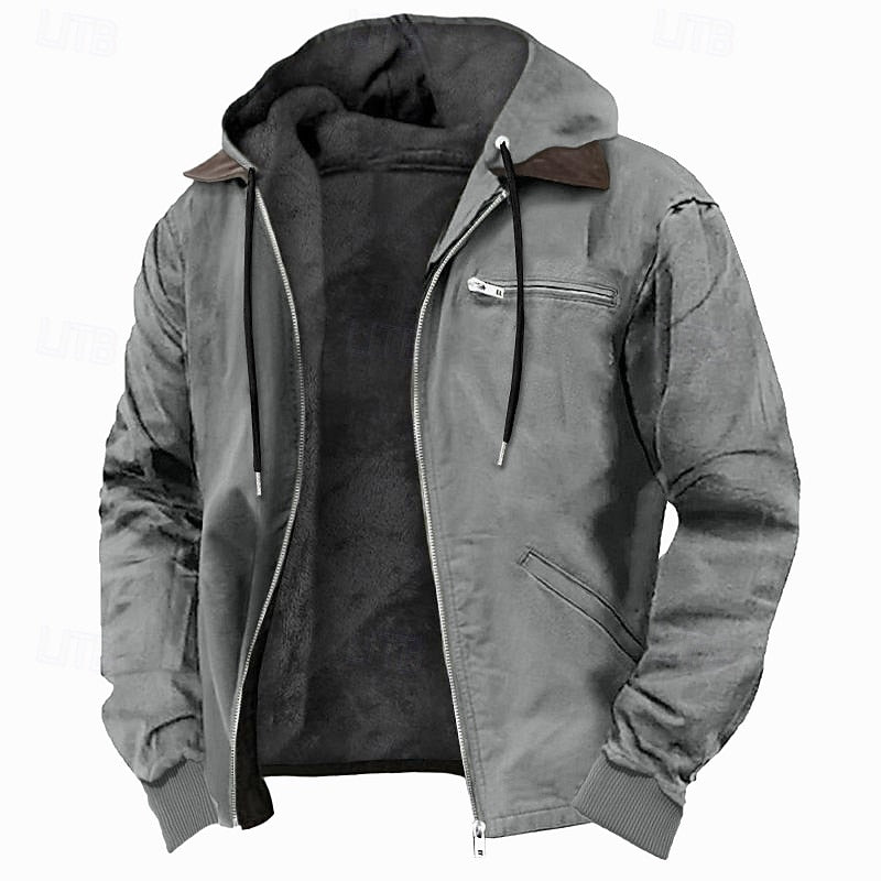 Bennet | Fleece-Lined Hooded Zip Jacket