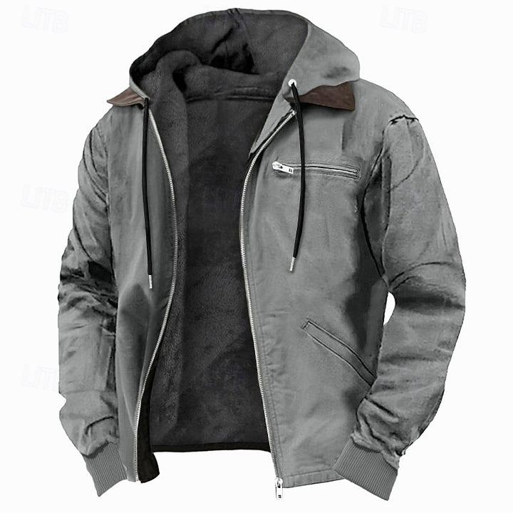 Bennet | Fleece-Lined Hooded Zip Jacket